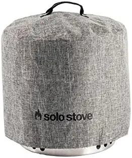 Solo Stove Ranger Shelter, Protective Fire Pit Cover for Round Fire Pits, Weather resilient, Great Fire Pit Accessories for Camping and Outdoors, Grey