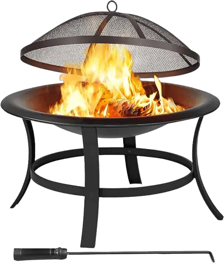 Yaheetech Fire Pits Outdoor Large Fire Pit Round