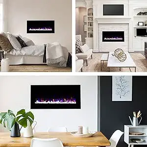 Northwest 42-Inch Wall-Mounted Electric Fireplace