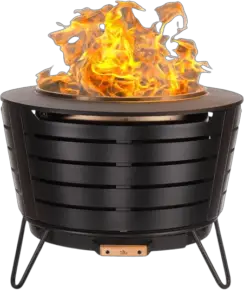 TIKI Brand Smokeless 25 in. Patio Fire Pit